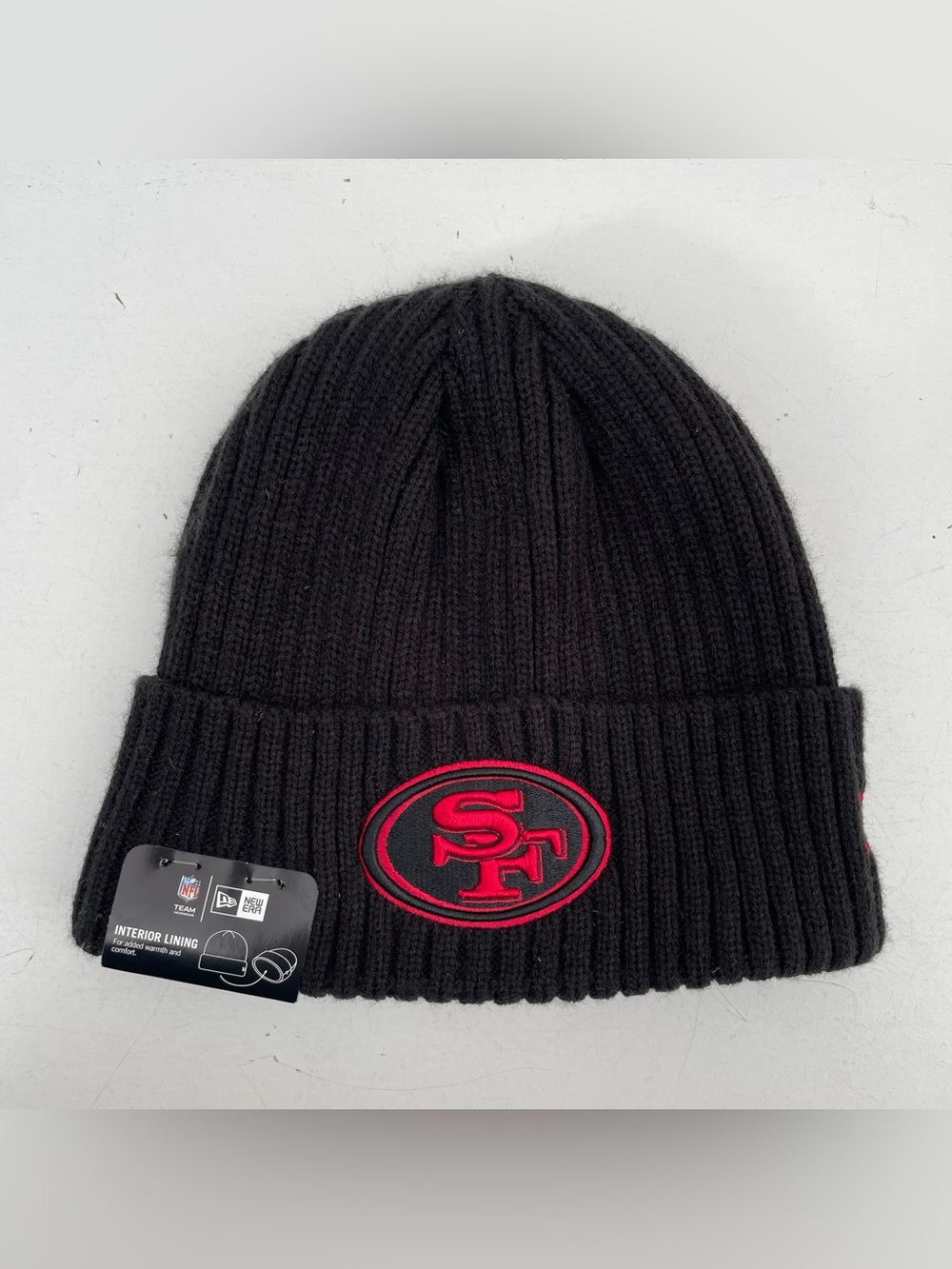 NEW San Francisco 49ers Knit Beanie Fleece Winter Hat New Era
